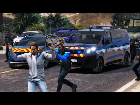 [GTA 5] COURSE POURSUITE ET INTERPELLATION MUSCLÉE🚔 | LSPDFR #1409