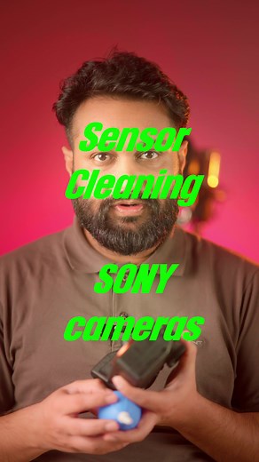Easy Sensor cleaning for sony cameras 🎥 Follow for more #grfilmsnz #sony #punjabi