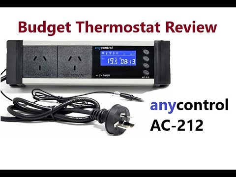 Budget Thermostat - Anycontrol AC-212 - Setup and Review