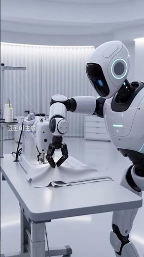 Robotic Arm Automatic Sewing Machine | Future of Garment Production #machine #roboticsautomation