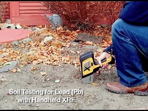 Testing soil for lead with DELTA Handheld XRF Analyzer