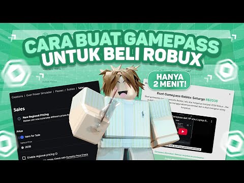 Cara Buat Gamepass di Website Roblox Untuk Beli Robux Versi HP dan Laptop. Termudah!