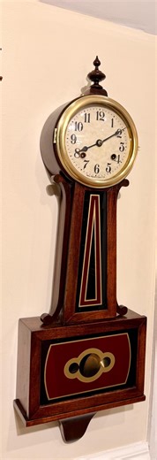 Antique New Haven 8-day Banjo Wall Clock - Etsy