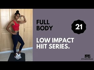 FAT BURNING Low Impact Dumbbell Full Body Workout // Low Impact HIIT // Mr and Mrs Muscle | Day 21