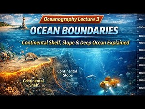 Oceanography Lecture 3 | Ocean Boundaries | Continental Shelf, Slope & Deep Ocean Explained
