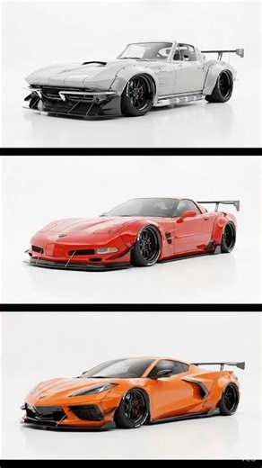 Corvette C2 vs Corvette C5 vs Corvette C8 Z06