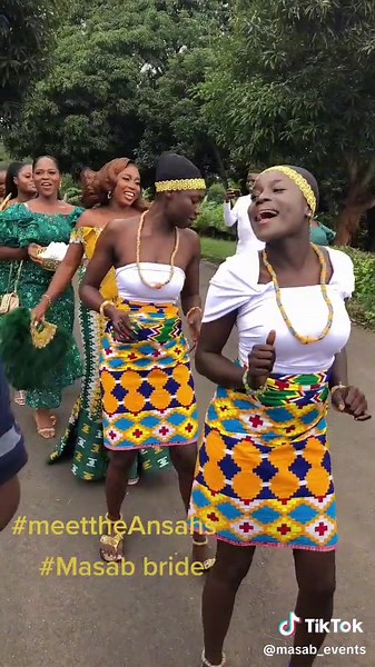 Ashanti Princess and Maidens Traditional Wedding Ceremony