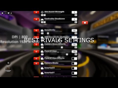 Best settings for Rivals ( Fast Flags, Crosshairs )