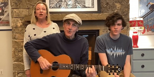 James Taylor Performs "You Can Close Your Eyes" With Family On 'Fallon' [Watch]