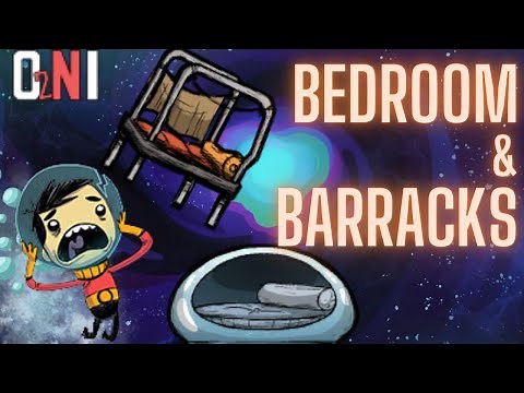 Oxygen Not Included (ONI) - Bedroom & Barracks Layout - 96 Tiles Setup