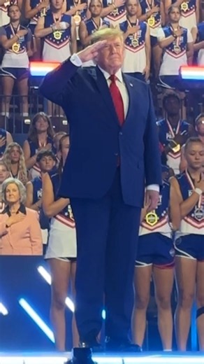 President Trump attends the Patriot Games