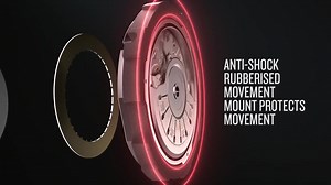 Designed by Bremont initially for the MB range of watches, our unique rubberised movement mount encloses the inner workings. A flexible ring then connects the mount to the outer case, absorbing shocks and allowing the inner case and movement to float. Learn more: http://bit.ly/bremont-tech | Bremont Watches