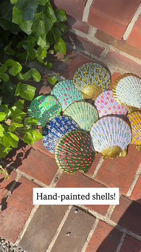 Hand-Painted Shells: Unique Shell Art Creations