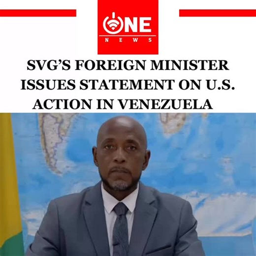 One News SVG (New page) on Instagram: "Foreign Affairs Minister of St. Vincent and the Grenadines (SVG) Mr. Fitzgerald Bramble has issued a statement on the U.S. military action in Venezuela. His statement was circulated to the media by the Agency for Public Information (API)."