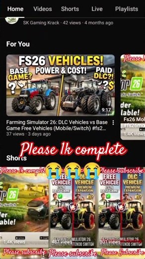 fs26 | #satisfying #subscribemychannel #subscribe #shorts #viral #trending #farming #gaming