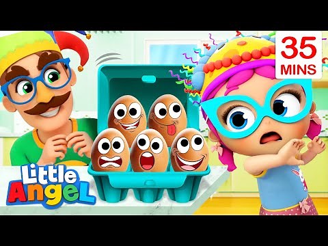 April Fools! | Giggly Funny Song | Little Angel Kids Songs & Nursery Rhymes