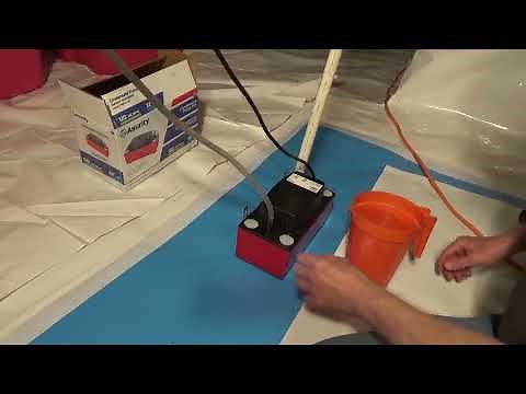 Install a Condensate Pump - AC Condensate Pump Installation