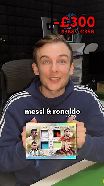 Luke Solve Collectibles on Instagram: "Searching for a £1,000+ Messi card!  #football #soccer #packopening #messi #lukesolve #footballcards"