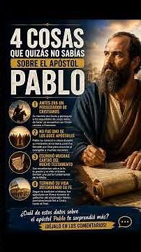 4 cosas que NO sabías del apóstol Pablo | Su increíble historia