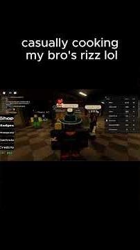 casually cooking bro's rizz 💀 #Shorts #Roblox