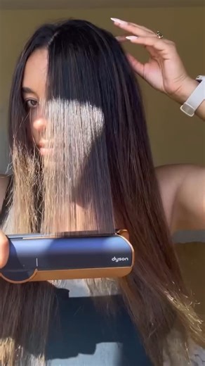 Dyson US on Instagram: "School may be out, but this Dyson Airstrait™ tutorial is in session. 📝 Take note of how easy it is to take wet hair to dry and straight with one machine. 🎥: @hairinel"