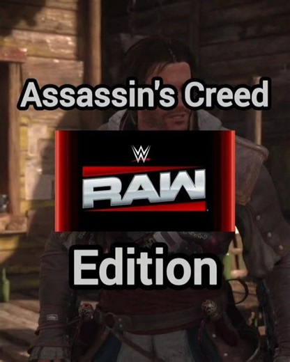 Assassin's Creed Black Flag Resynced Bar Fight #raw #wwe #shorts #memes #funny