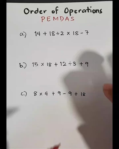Understanding PEMDAS and Math Operations
