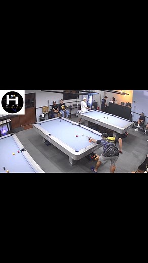 Look at the white may remote H Cue Billiards player highlight #hcuebilliards #9ball #runout | H Cue Billiards Cafe