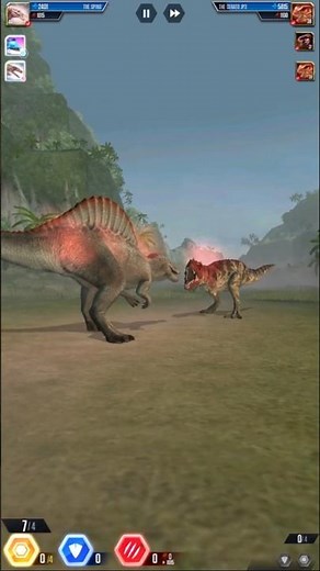 The Spino vs Ceratosaurus – A Fight Worth Remembering 🔥| Jurassic World The Game