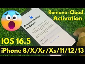 IOS 16.5 Remove Apple ID ! Fix iPhone Locked To Owner ! Remove iCloud Activation iPhone 8/X/11/12/13