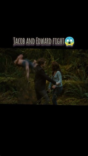 Jacob and Edward fight 😱 #twilight #edward #jacob #bellaswan #shorts