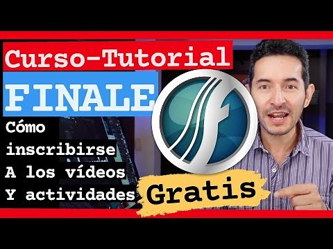 ⭐️ Cómo inscribirse al CURSO DE FINALE (Tutorial FINALE gratis para músicos)