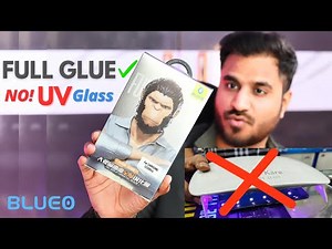 No UV No Glue ❌ - Full Glue Temepred Glass✅ For Curved Screen Phone | BLUEO Tempred glass