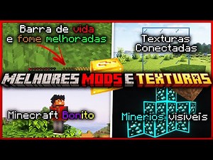 OS 5 MELHORES MODS E TEXTURAS PARA MINECRAFT JAVA EDITION