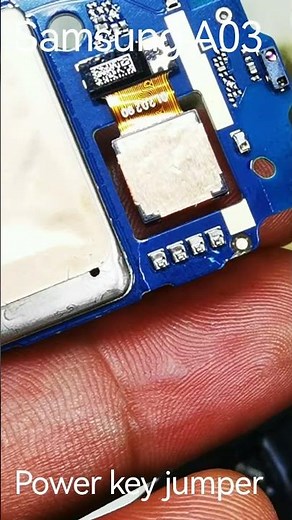 Samsung A03 core android power button jumper