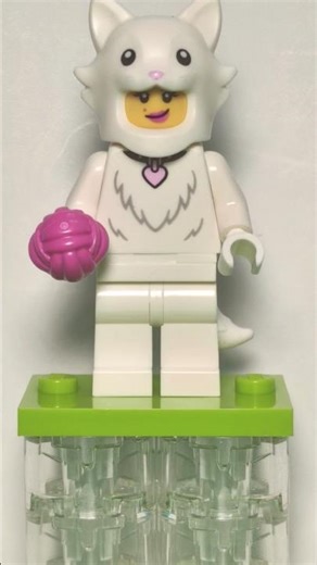 LEGO Minifigure Fluffy Cat Costume 71051！#LEGO#shorts