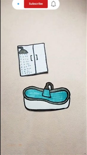 Shower vs Bath 🚿🛁#art #funny #fun #drawing #colorful #colors #artwork #shortvideo #shorts #coloring