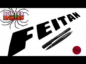HOW TO DRAW" FEITAN"OF PHANTOM TROUPE FROM HUNTER X HUNTER #hunterxhunter #bryankjam
