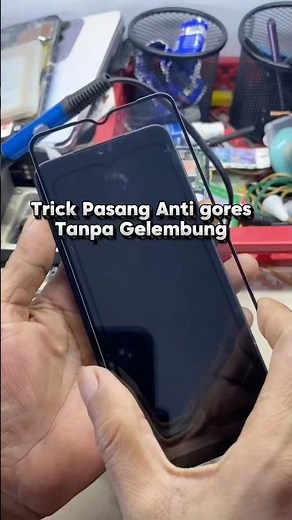 trick to install anti-scratch without bubbles✅ #tutorial