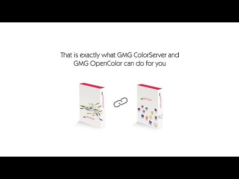 Customized Printing Conditions Made Easy with GMG ColorServer and GMG OpenColor