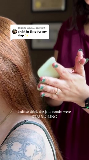 ASMR Hairbrushing with Jade Combs for Relaxation and Sweet Dreams