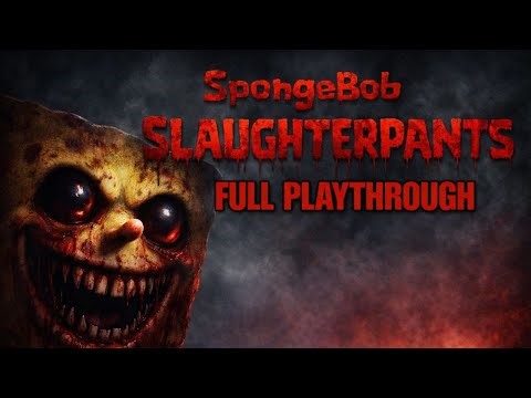 SpongeBob SlaughterPants | Full Playthrough | SpongeBob Horror Game | Itch.io - messycecil