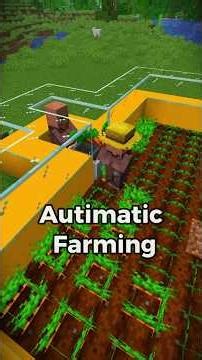 Villagers Did All The Work For Me 👨‍🌾✨ #minecraft #shorts