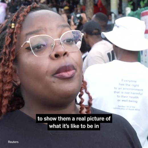 136K views · 5.5K reactions | Demonstrators in South Africa called for their government to declare gender-based violence and killings a national disaster. This comes as Johannesburg hosts the first G20 Summit in Africa this weekend. Read more: https://nyti.ms/4o9M3gU | The New York Times | Facebook