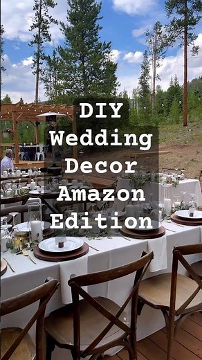 DIY Wedding Decor Amazon Edition 🕊 All my fav wedding supplies in pinned comment!
