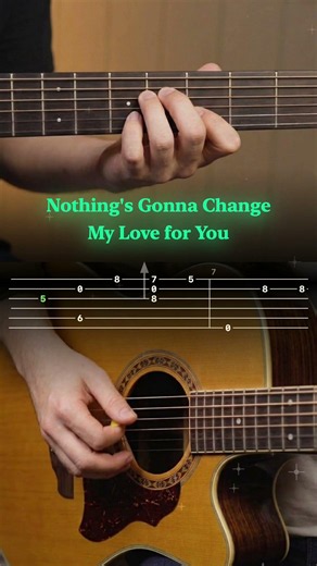 Nothing's Gonna Change My Love for You | Guitar Tabs 🎸