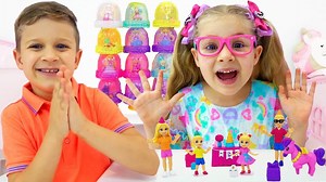 Diana and Roma are playing with new surprises - Love, Diana Princess of play series. Children unpack new surprises and play with them. Subscribe to Kids Diana Show - http://bit.ly/2k7NrSx https://www.instagram.com/kidsdianashow/ | Diana and Roma