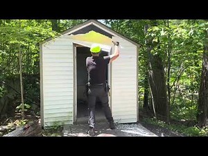 Shed Demolition 101! A day in the life is a junk removal company!