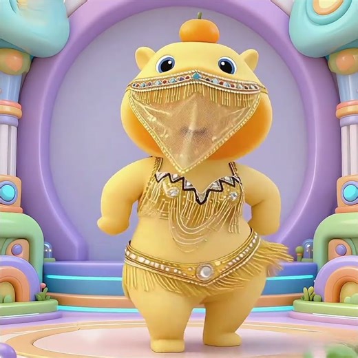 Dragon Belly Dance 💃🐉 | Kids Funny Cartoon Video #kidsvideo #funny #yt #ytshorts #bellidance #dance
