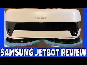 SAMSUNG Robot MOP JetBOT VR20T6001MW Dual Spinning Microfiber Pads - REVIEW AND FULL DEMO - WOW!